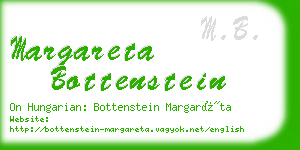 margareta bottenstein business card